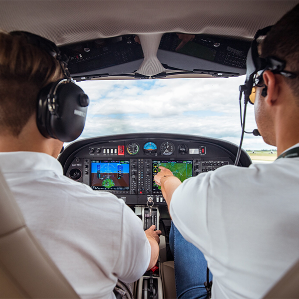 Flight instructor logo