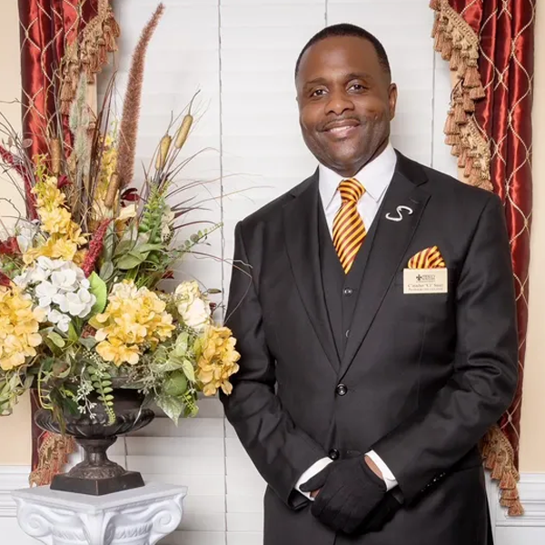 Funeral director logo