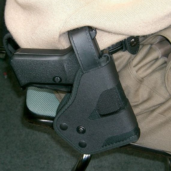 Handgun holster logo