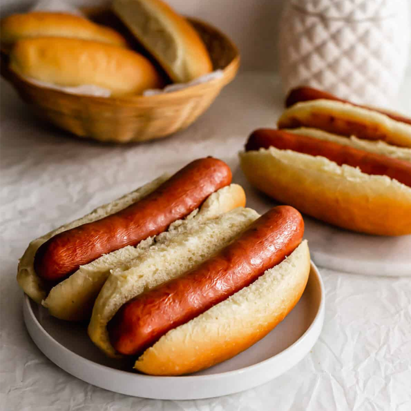 Hot dog bun logo