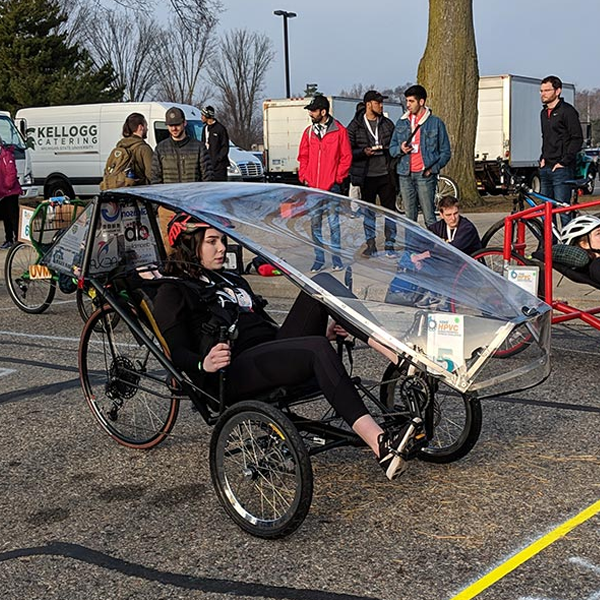 Human-powered transport logo