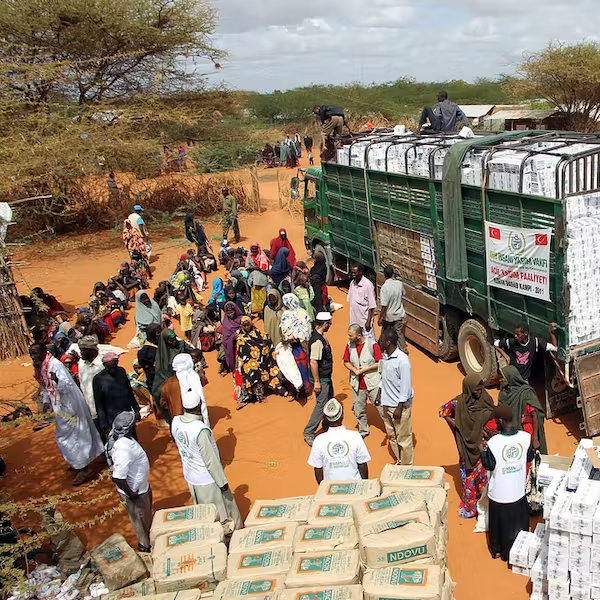 Humanitarian aid logo