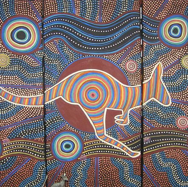 Indigenous Australian art logo