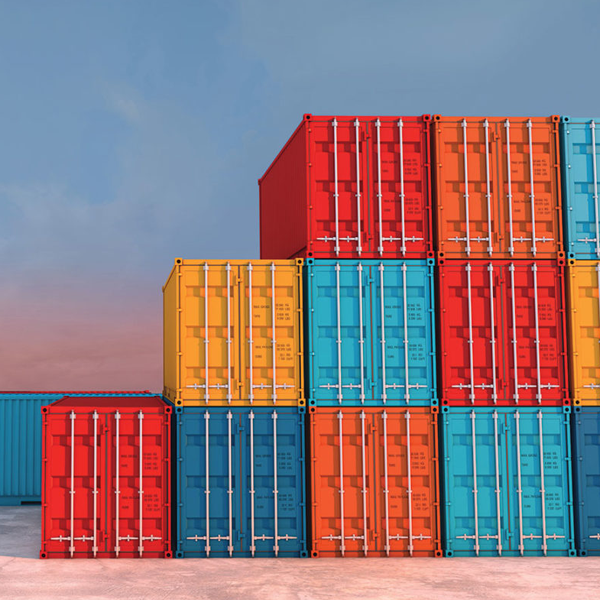 Intermodal container logo
