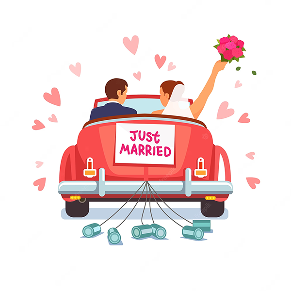 Just Married logo
