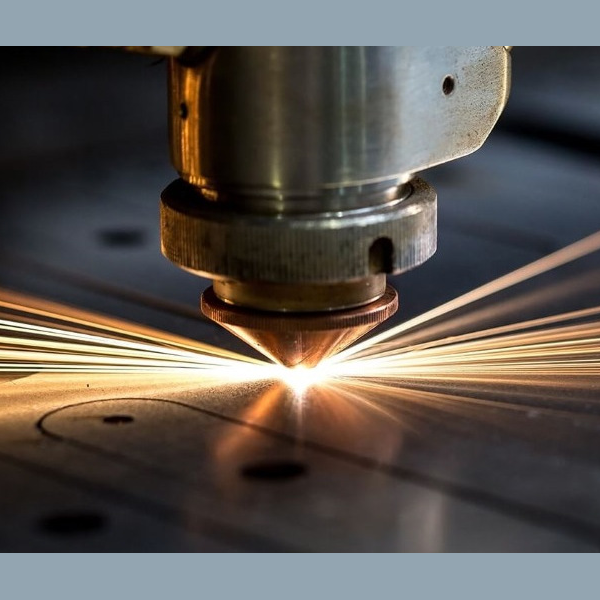 Laser cutting logo