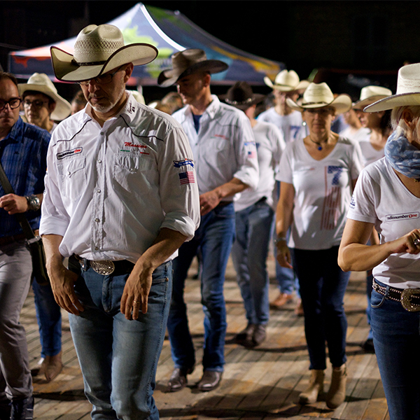 Line dance logo
