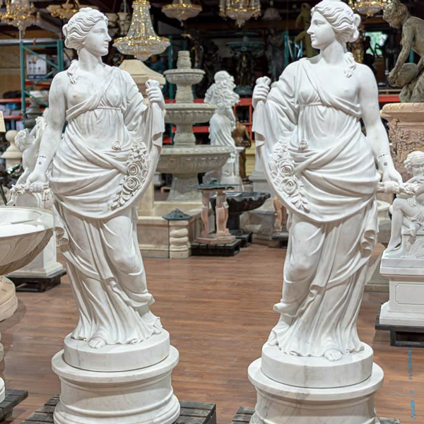 Marble sculpture logo