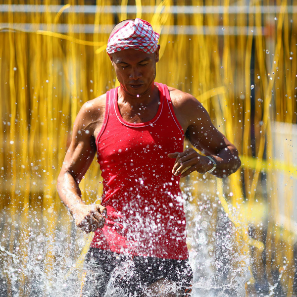 Obstacle racing logo