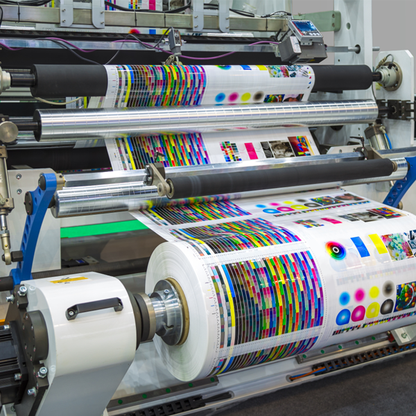 Offset printing logo