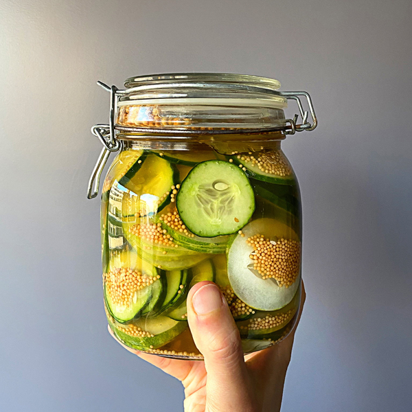 Pickled cucumber logo