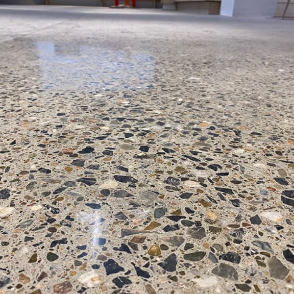 Polished concrete logo