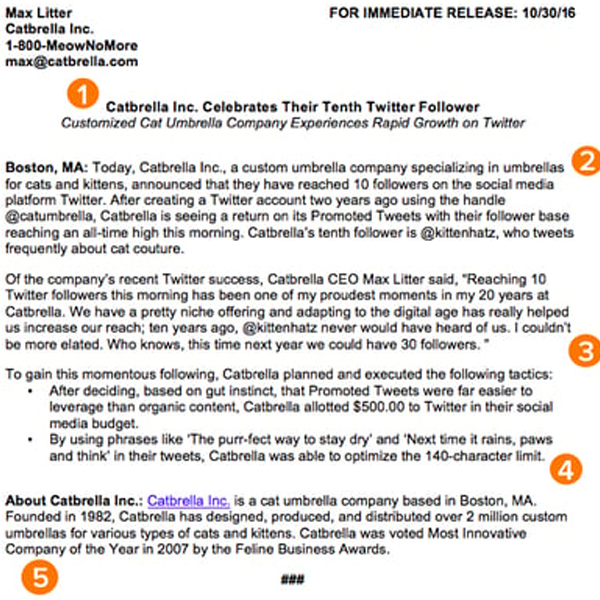 Press release logo