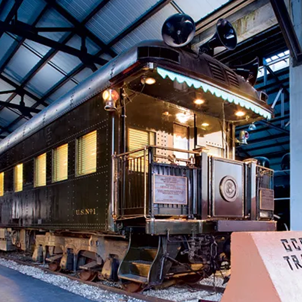 Railroad car logo