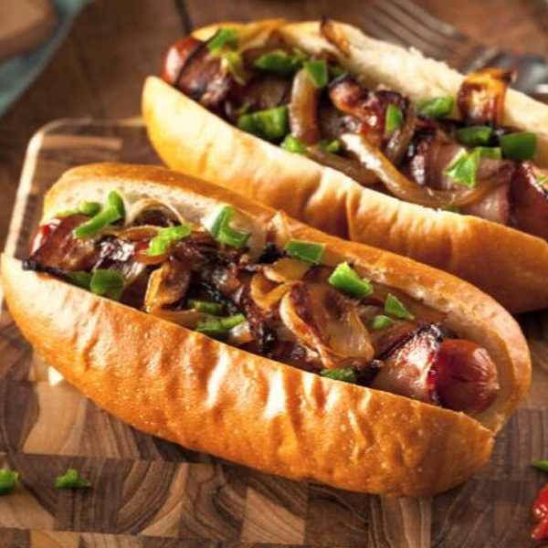 Sausage sandwich logo
