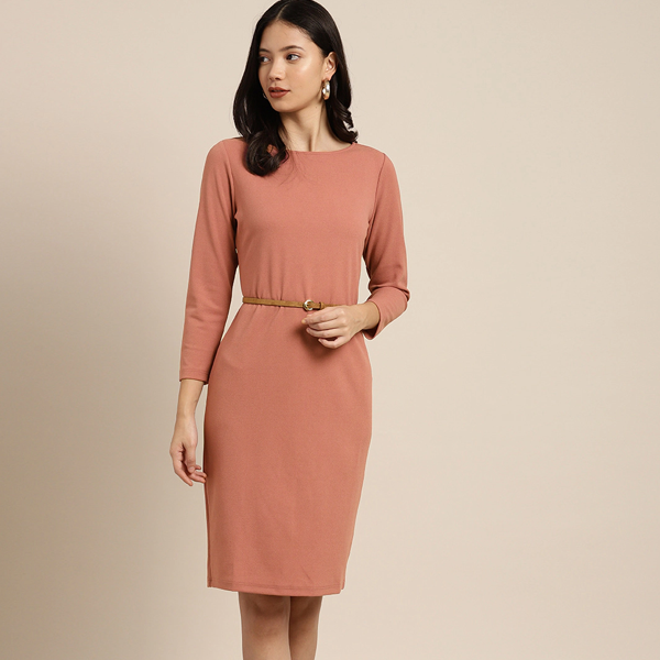 Sheath dress logo