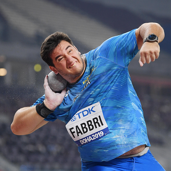 Shot put logo