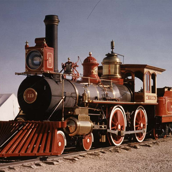 Steam locomotive logo