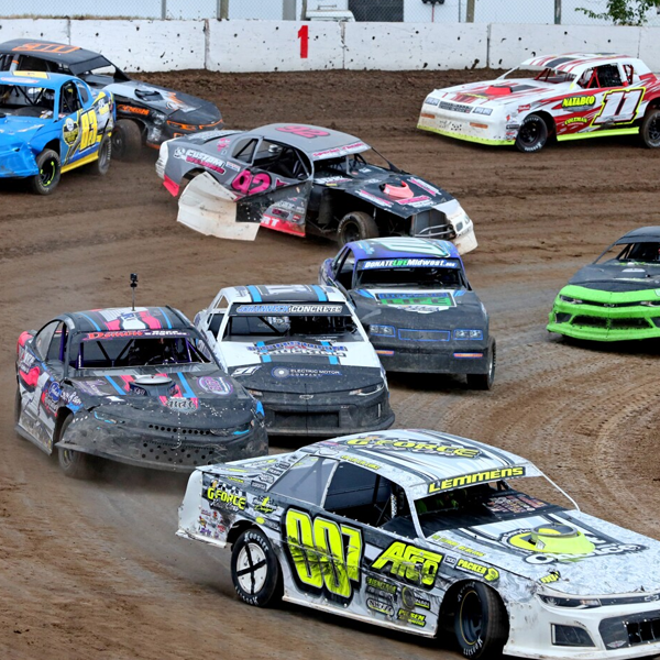 Stock car racing logo
