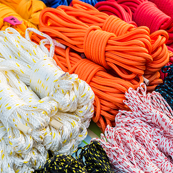 Synthetic fiber logo