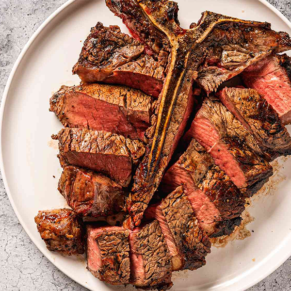 T-bone steak logo