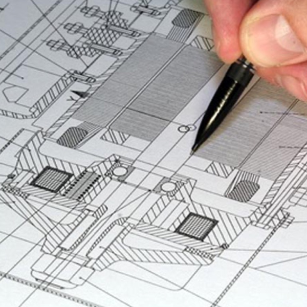 Technical drawing logo