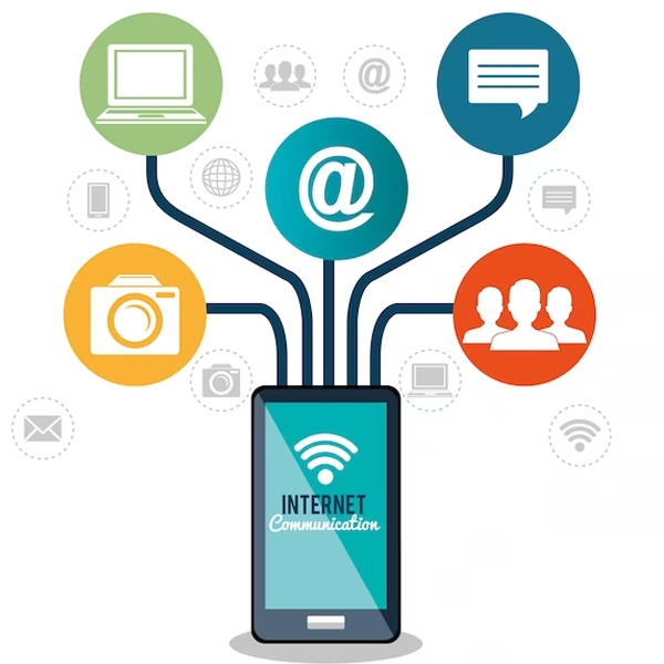 Telecommunications network logo