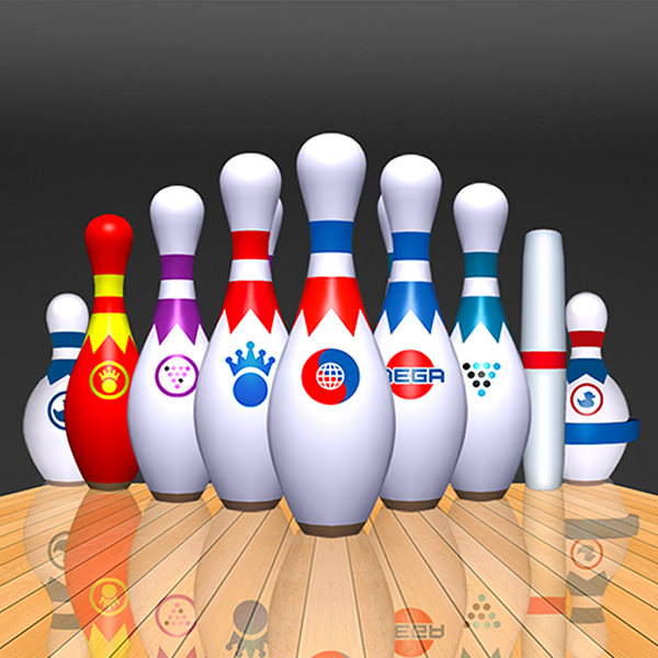 Ten-pin bowling logo