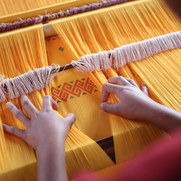 Textile manufacturing logo
