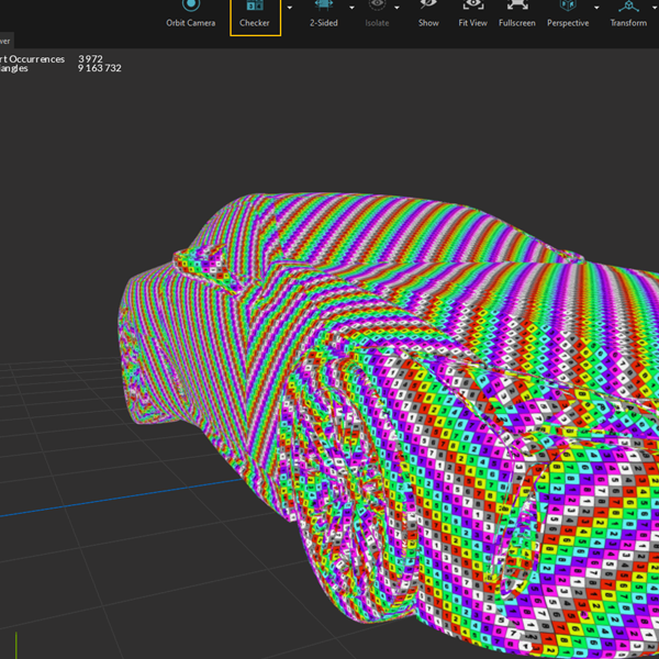 Texture mapping logo