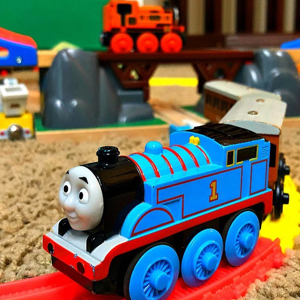 Toy train logo
