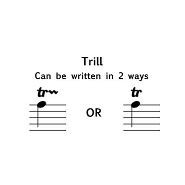 Trill (music) logo