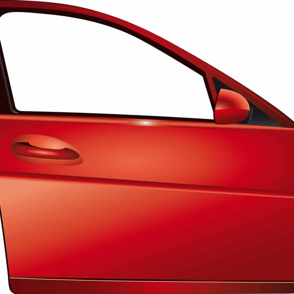 Vehicle door logo