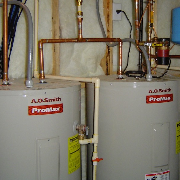 Water heating logo