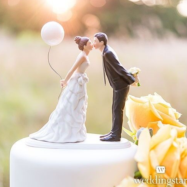 Wedding cake topper logo