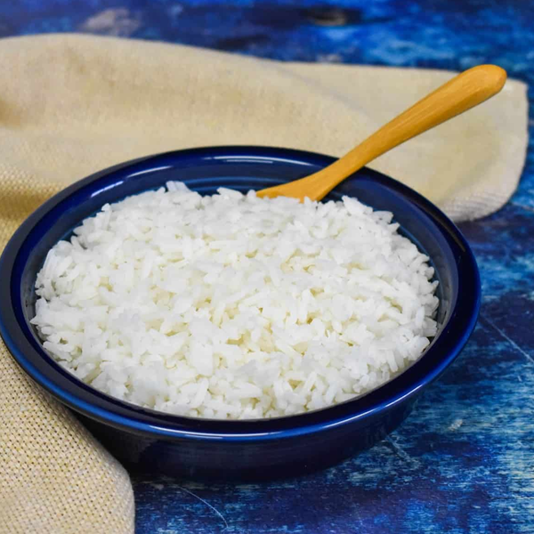 White rice logo