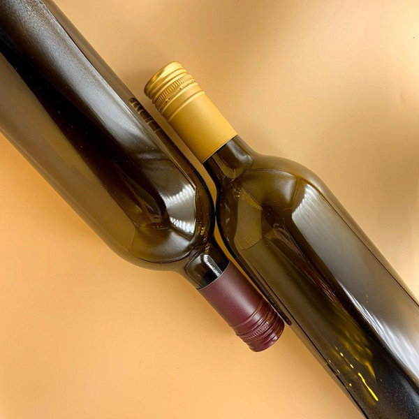 Wine bottle logo