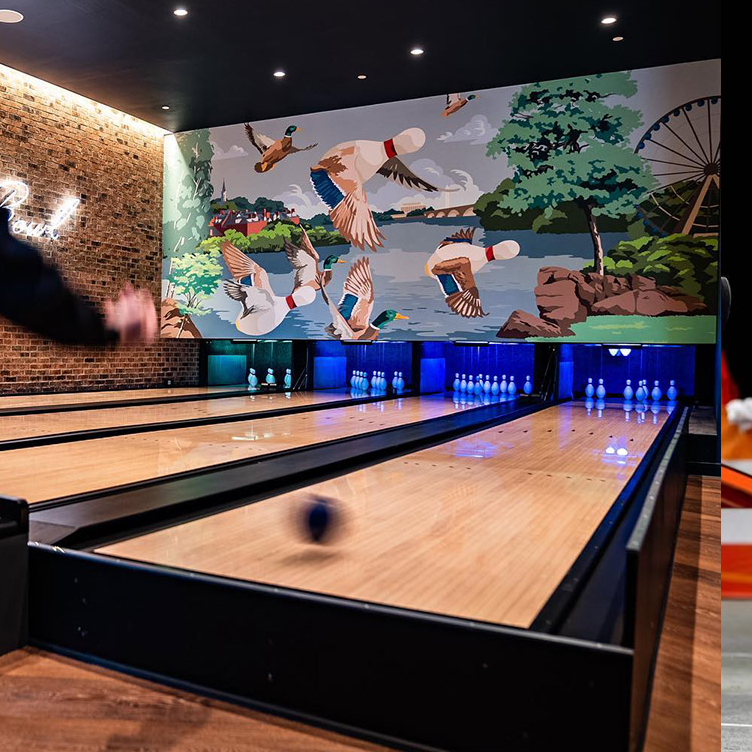 Duckpin bowling logo
