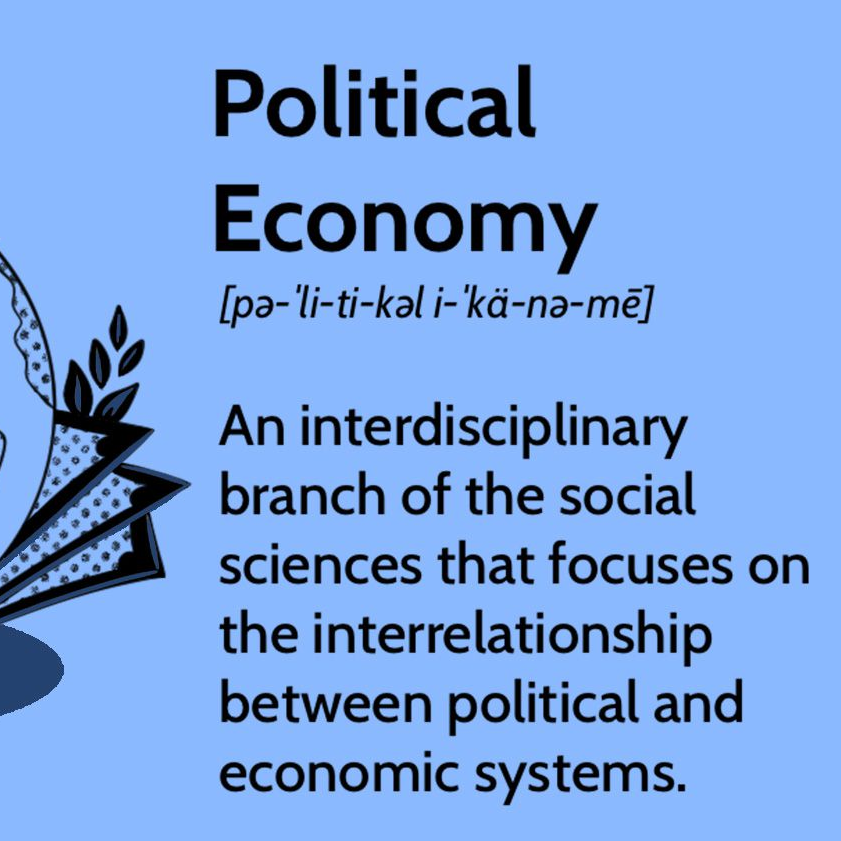 Political economy logo
