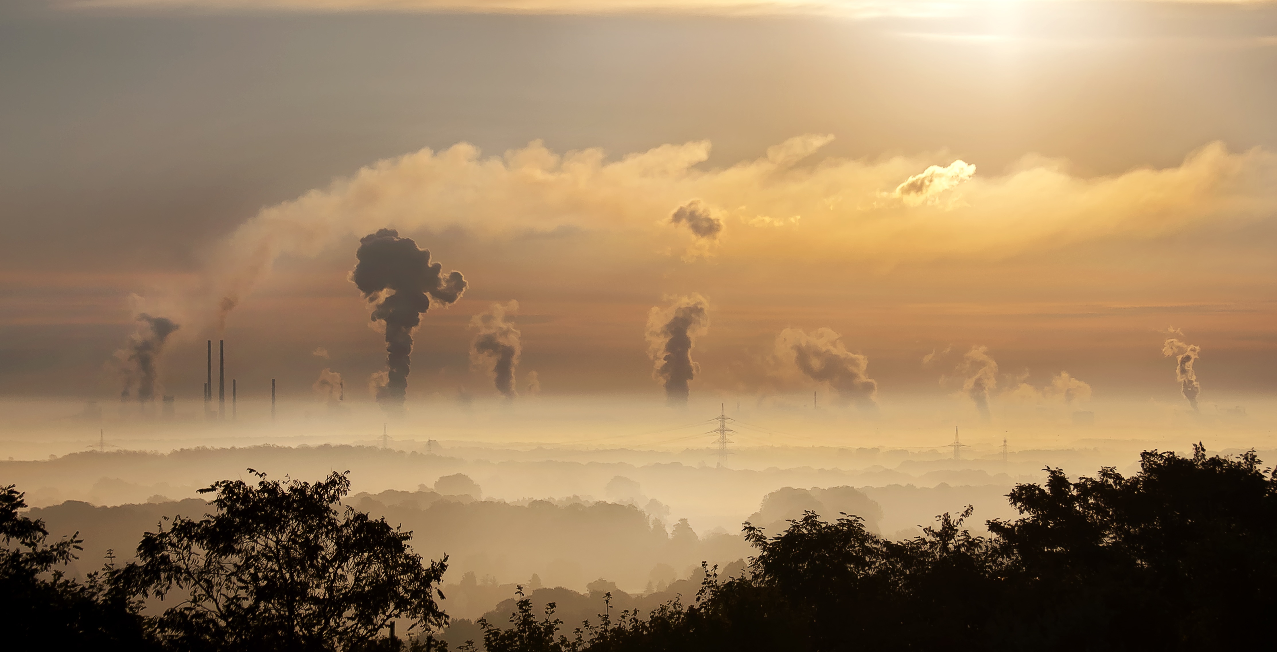 Air pollution logo