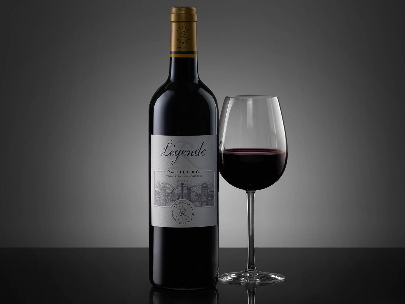 Bordeaux wine logo