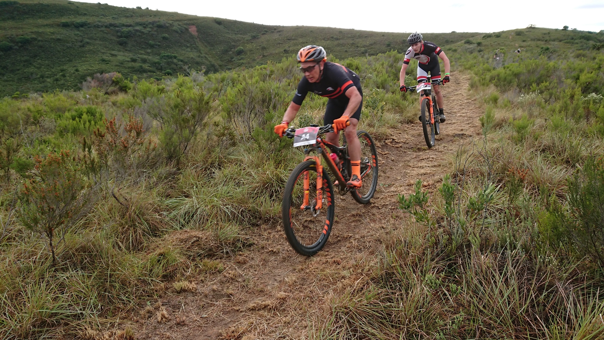 Cross-country cycling