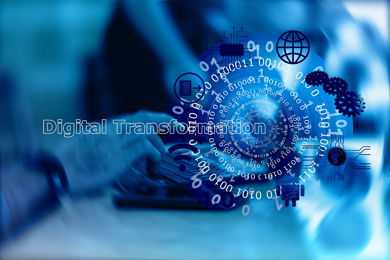 Digital transformation logo