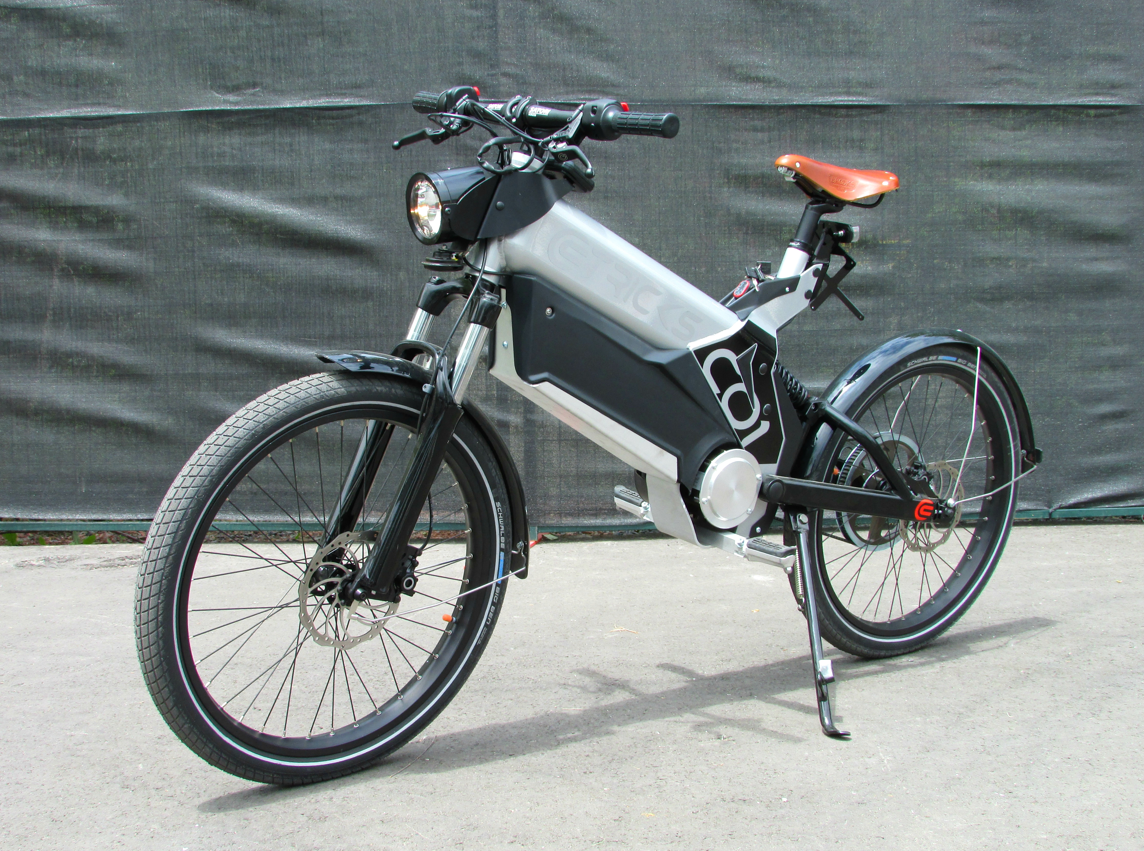 Electric bicycle logo