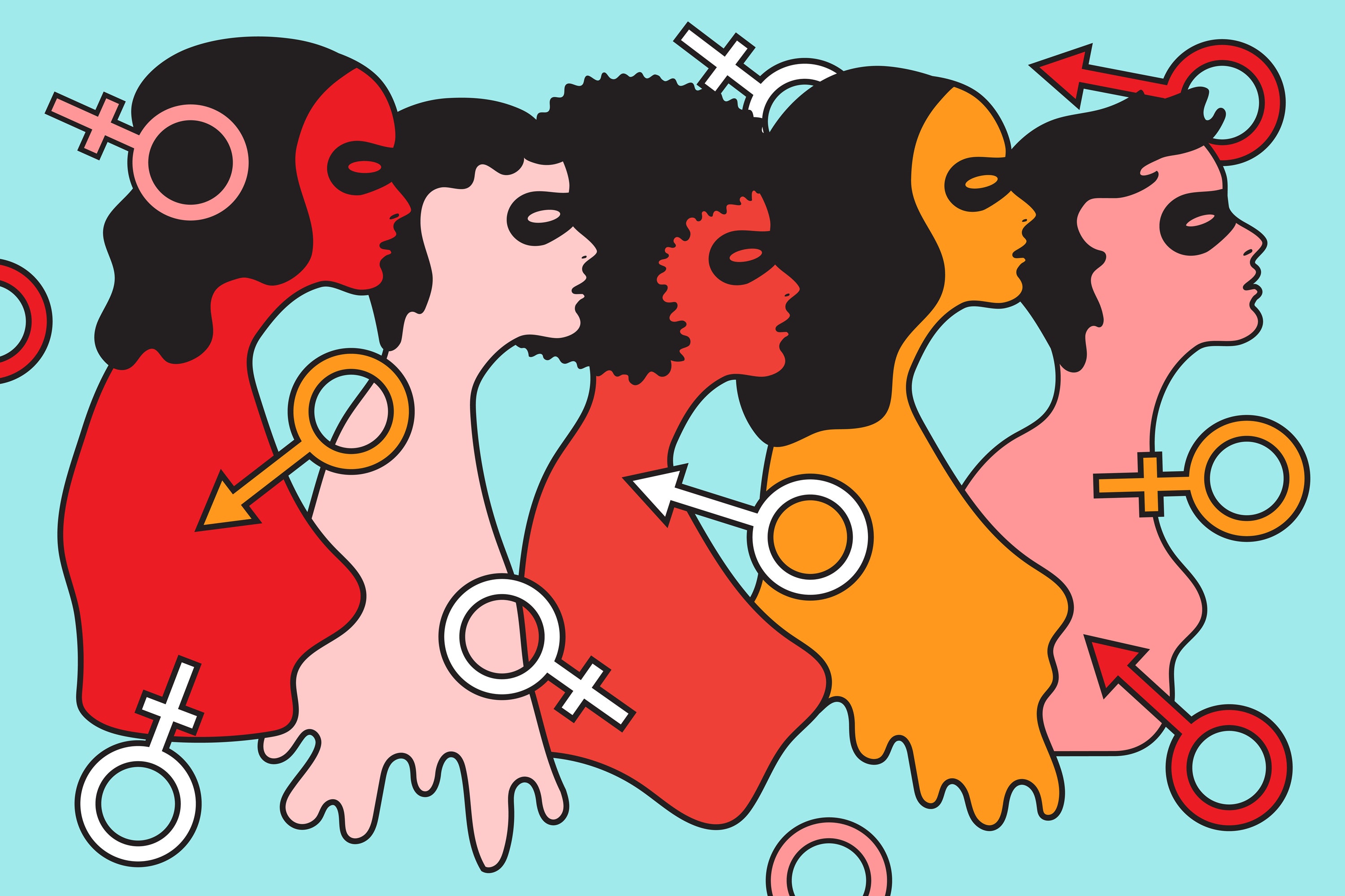 Gender-neutral language logo