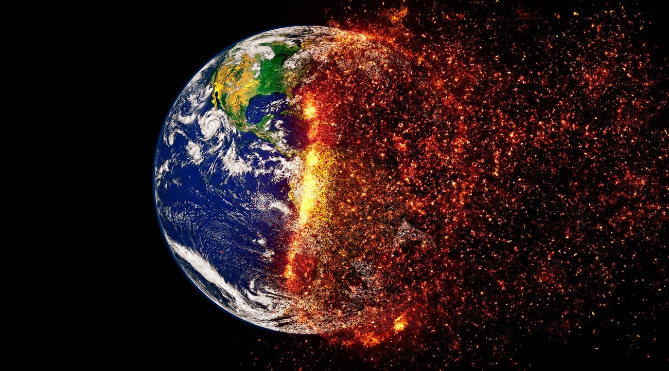 Global warming logo