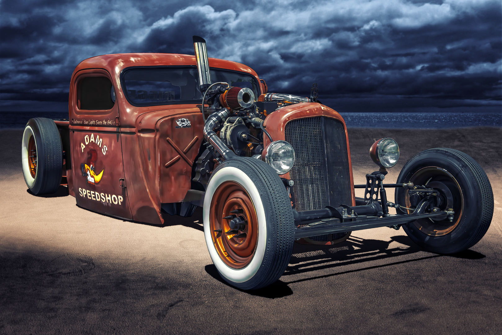 Hot rod logo