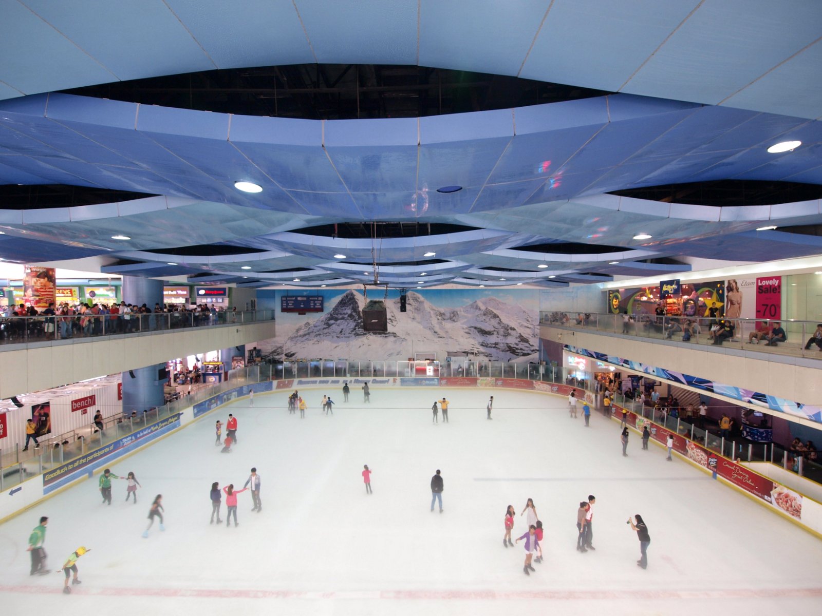 Ice skating
