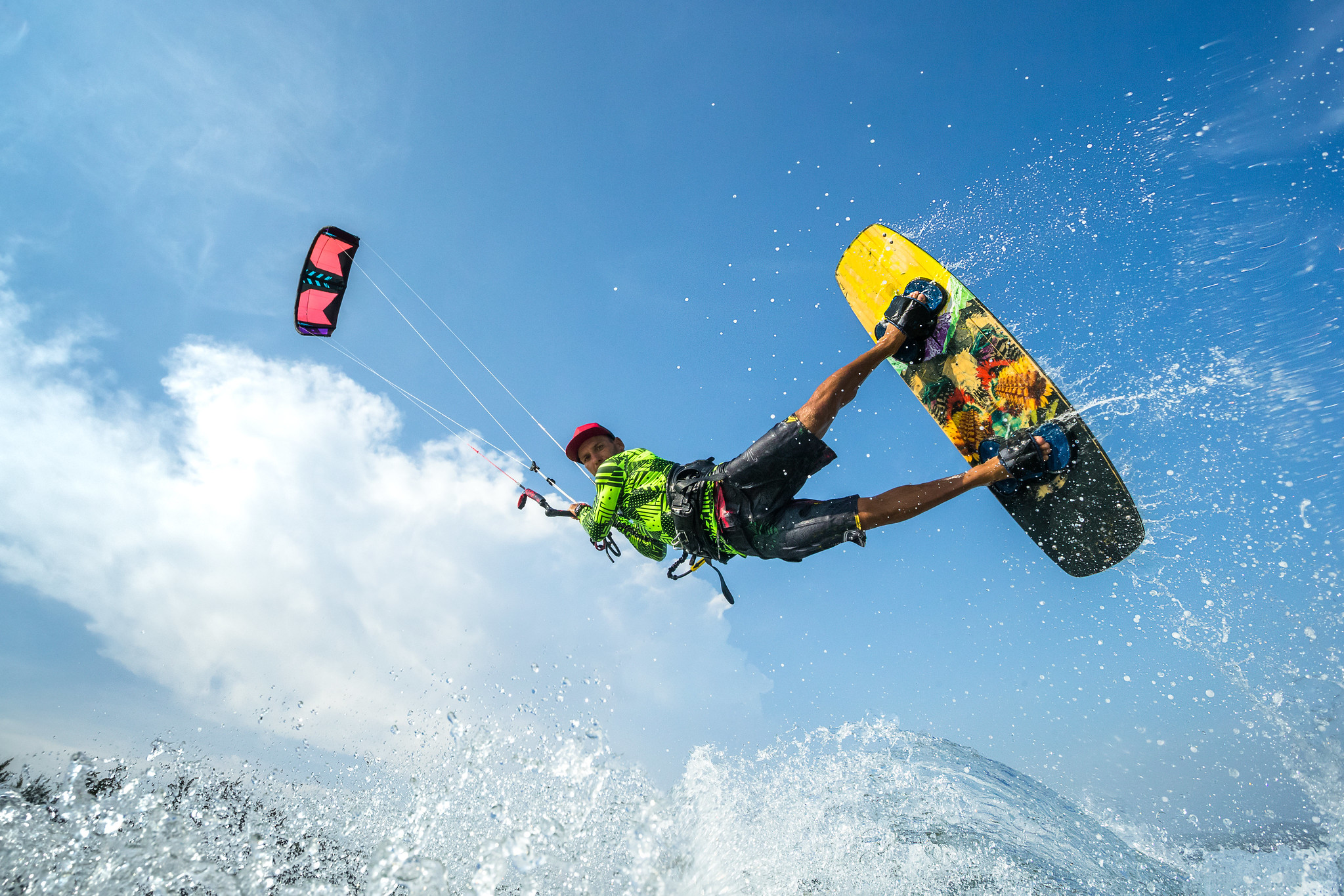Kitesurfing