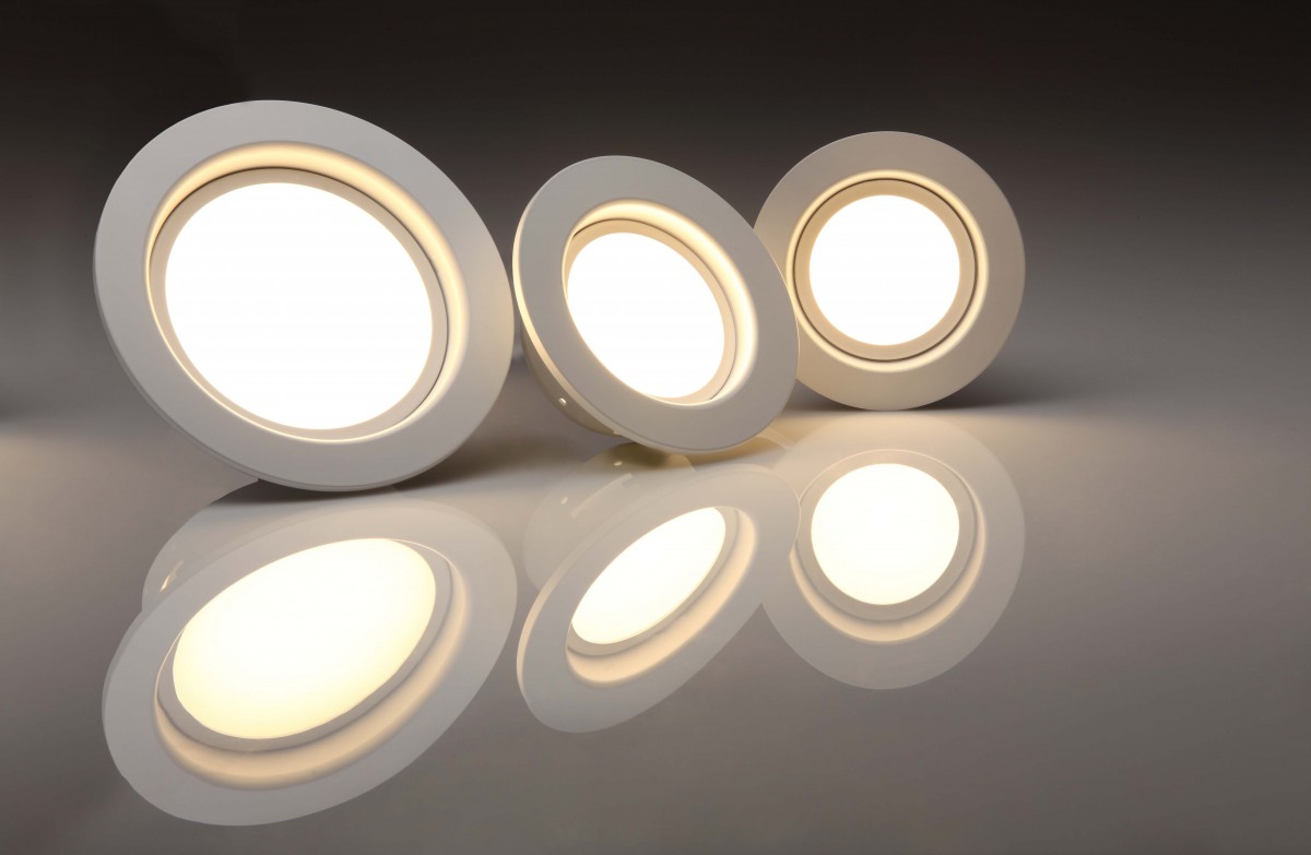 LED lamp logo